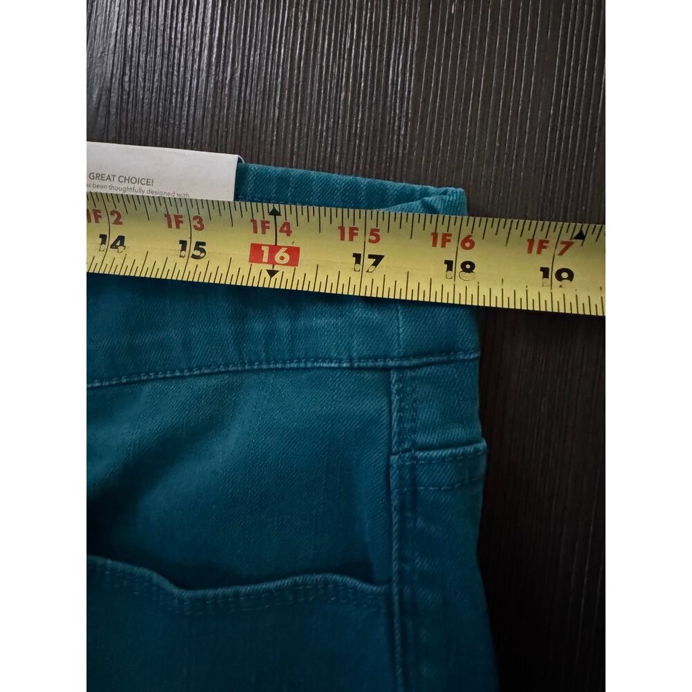 Soft Surroundings Women's Size L Teal Smoothing Full Length Pants Coastal Office - Picture 6 of 10